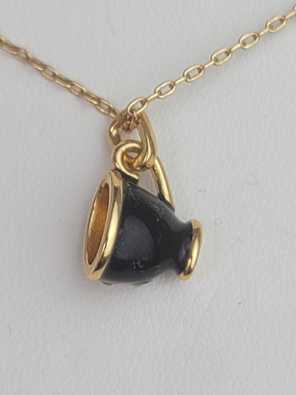 Kate Spade Alice in Wonderland Mini Teacup Crystals Pendant Gold-Tone Necklace - Picture 7 of 12
